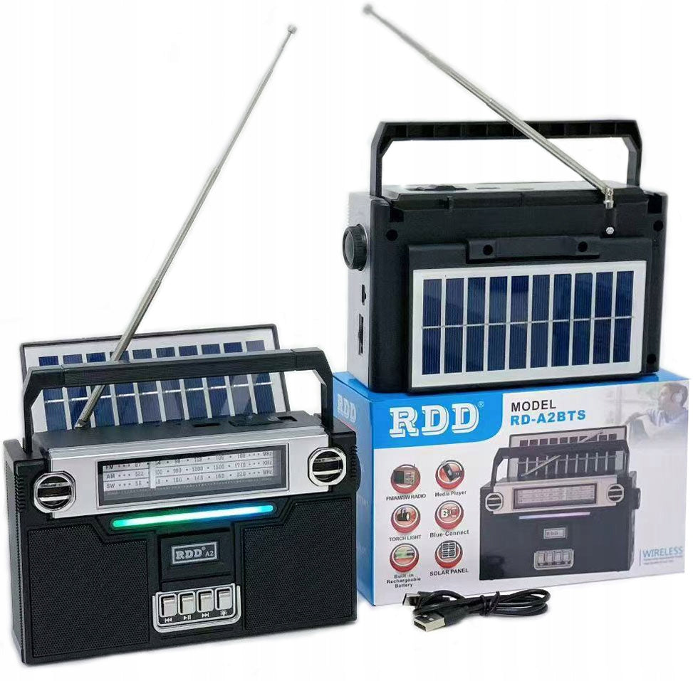 KITCHEN RADIO PORTABLE RETRO SOLAR BATTERIES BLUETOOTH FM BATTERY Manufacturer code RADIO AKUMULATOR PANEL SOLARNY