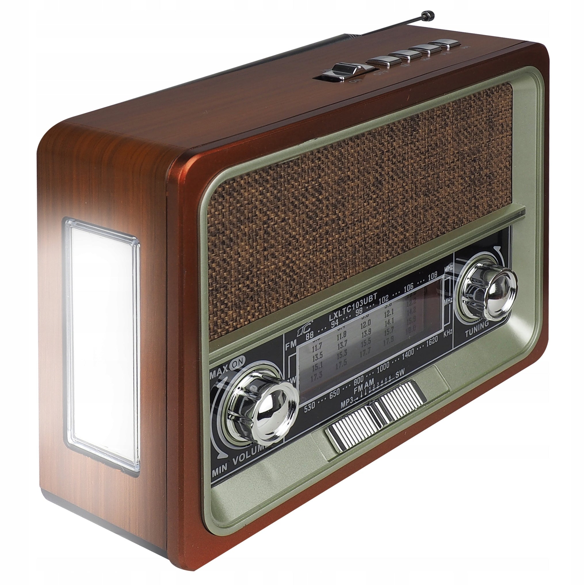 KITCHEN RADIO RECHARGEABLE BLUETOOTH USB FM STYLISH RETRO VINTAGE Manufacturer code LXLTC103UBT