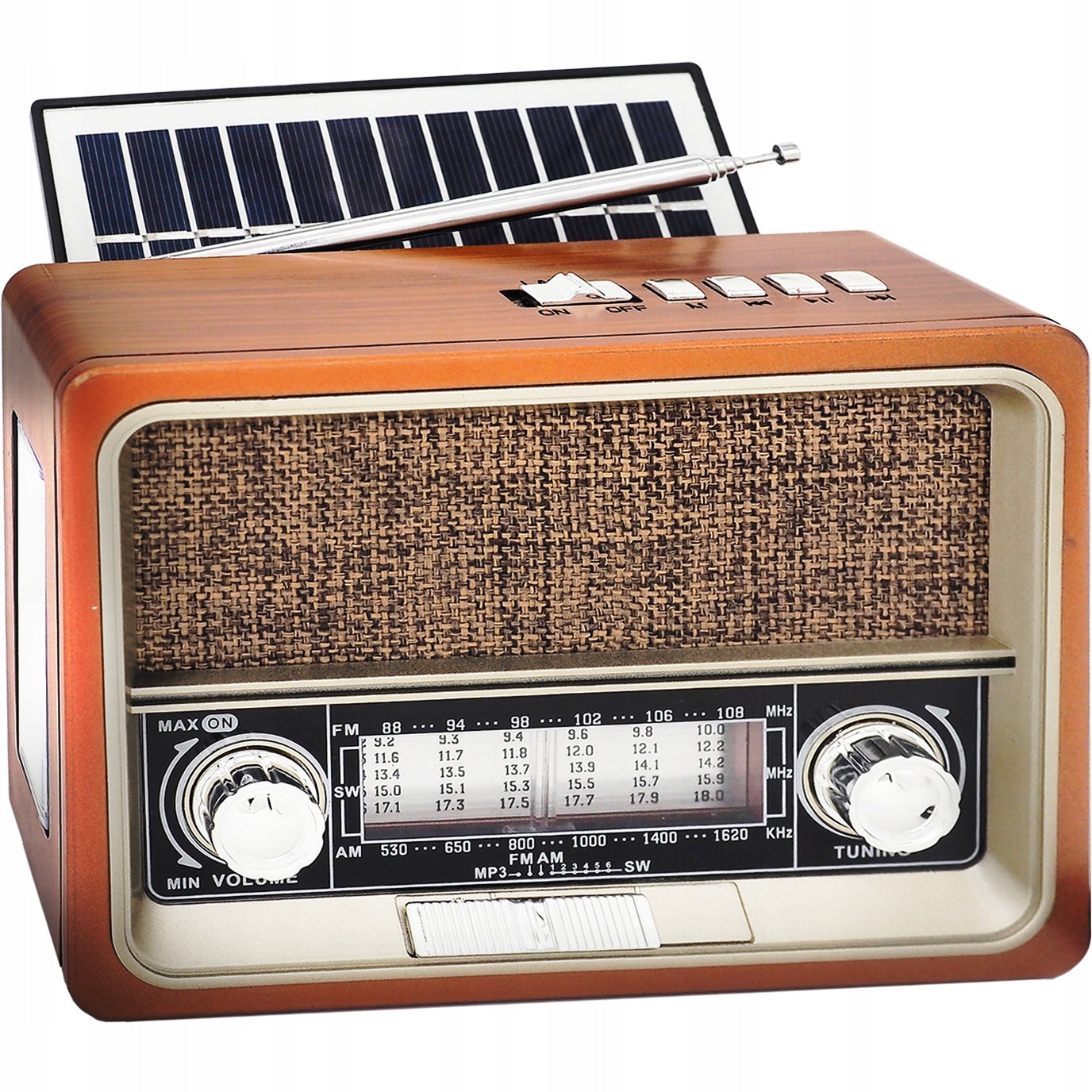 KITCHEN RADIO RECHARGEABLE BLUETOOTH USB FM STYLISH RETRO VINTAGE