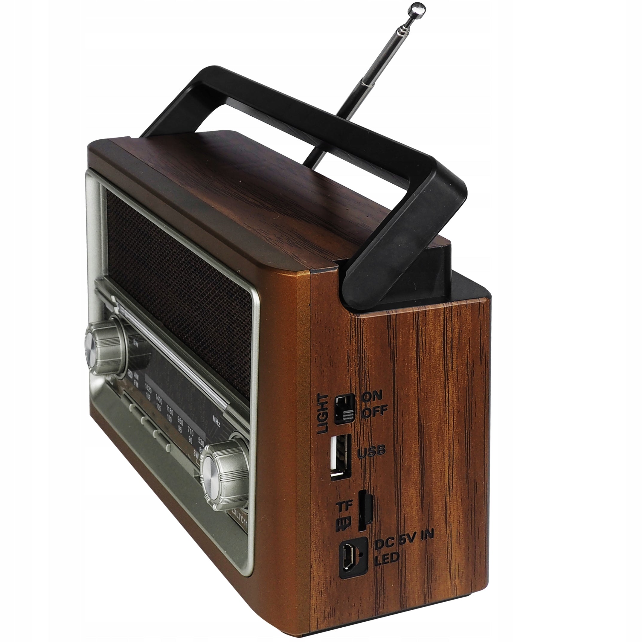 KITCHEN RADIO RECHARGEABLE PORTABLE BLUETOOTH USB FM 5IN1 POWERBANK Brand LTC