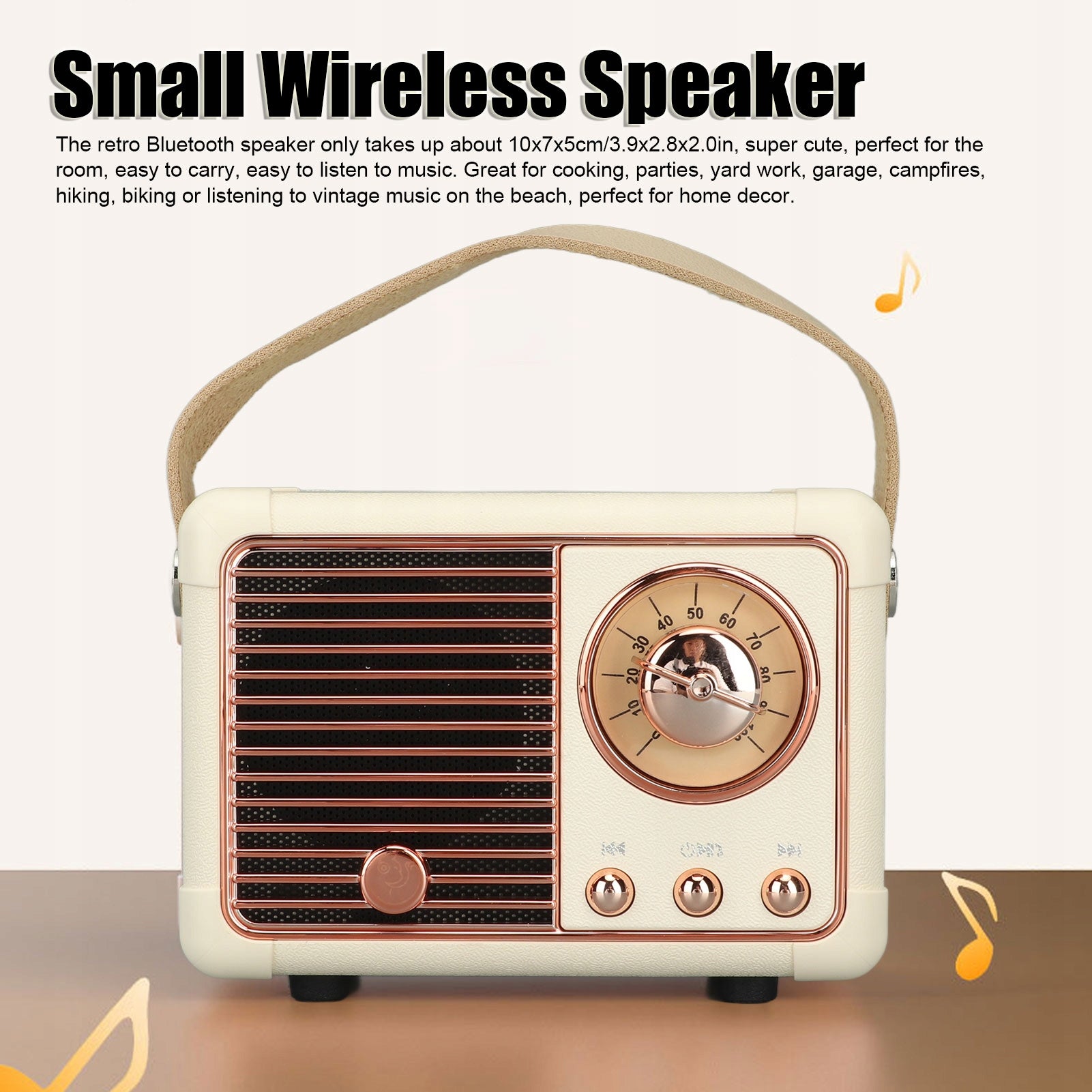 KITCHEN RADIO RETRO MOBILE BLUETOOTH VINTAGE PORTABLE WHITE Packaging status original