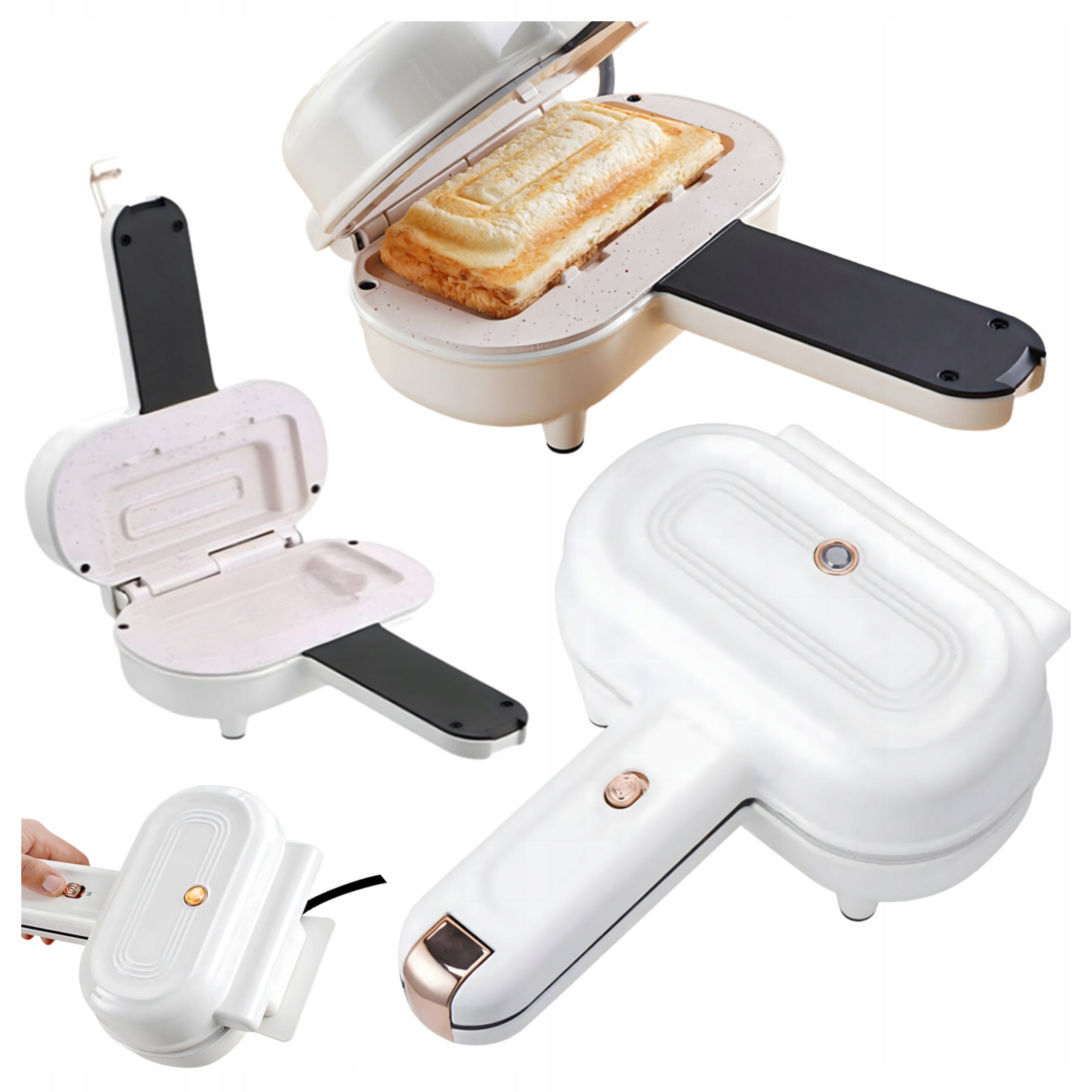 KITCHEN TOASTER OVEN CLOSED TOAST SANDWICHES WHITE INDICATOR 700 W
