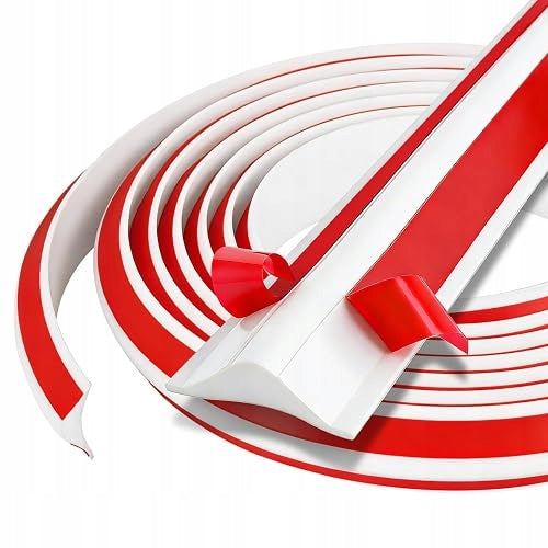 KITCHEN TRIM STRIP SELF ADHESIVE WHITE PVC 3 silicone