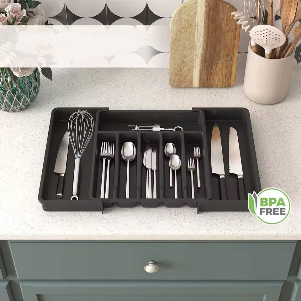 KITCHEN UTENSIL ORGANIZER KNIVES CUTLERY KITCHEN DRAWER INSERT Brand Lova Nest
