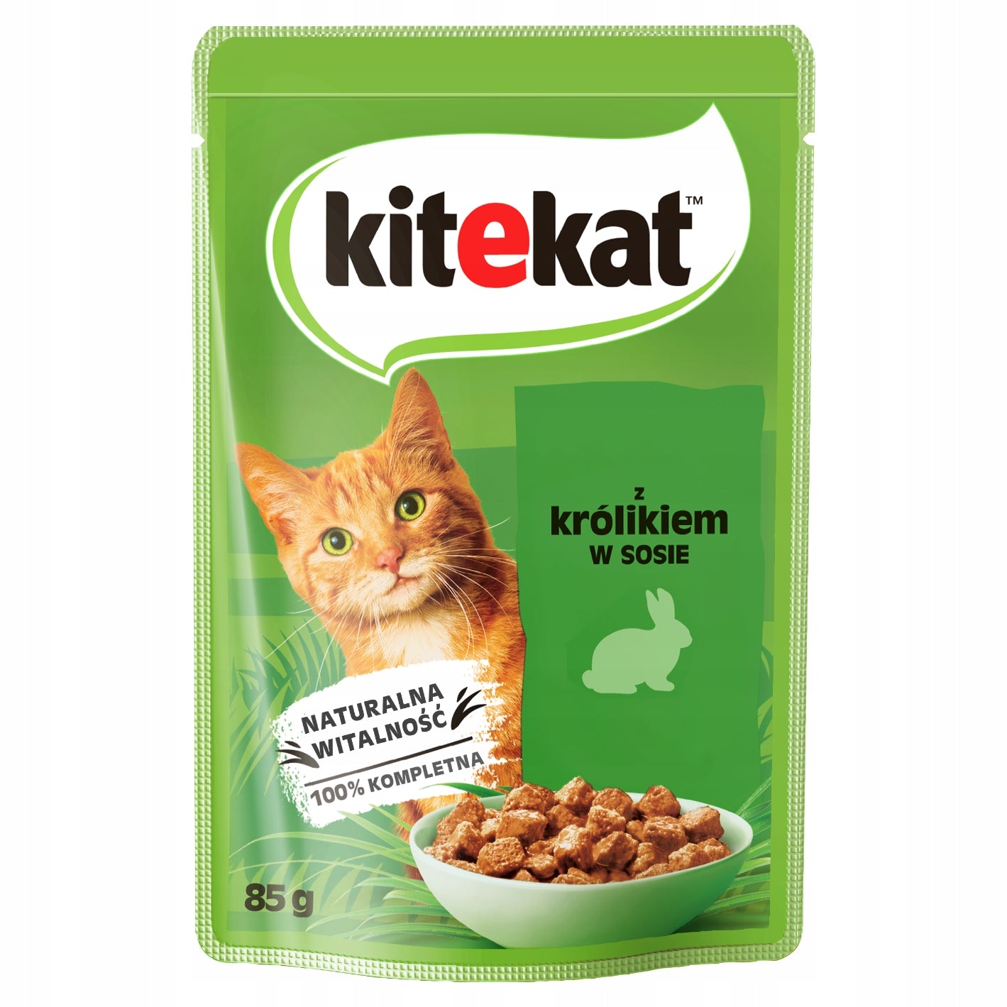 KITEKAT sachet 85g for cats rabbit in sauce