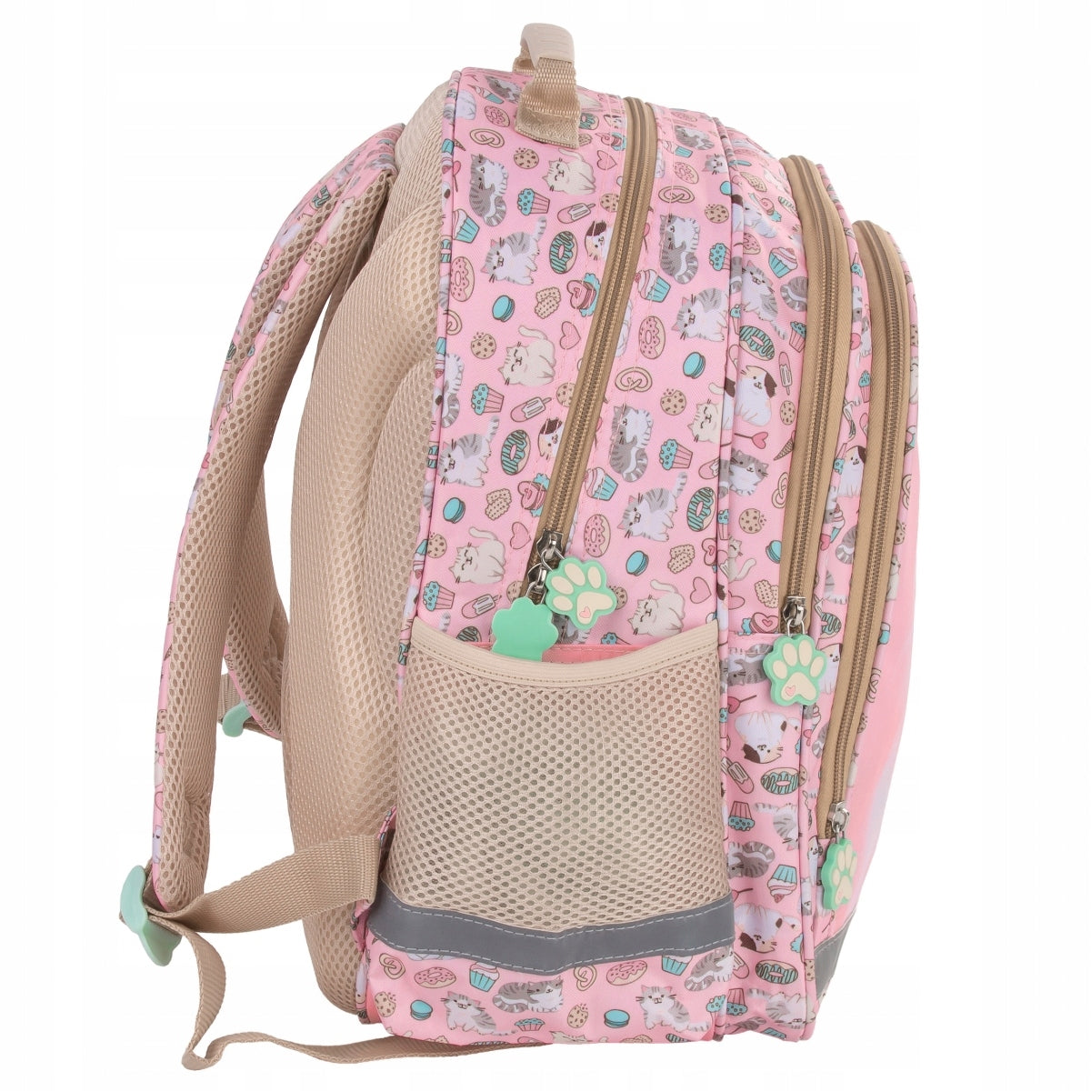KITTEN BACKPACK WITH KITTENS FOR SCHOOLGIRLS GIRLS UP TO 1ST GRADE SATCHEL Manufacturer code PL15BCF45