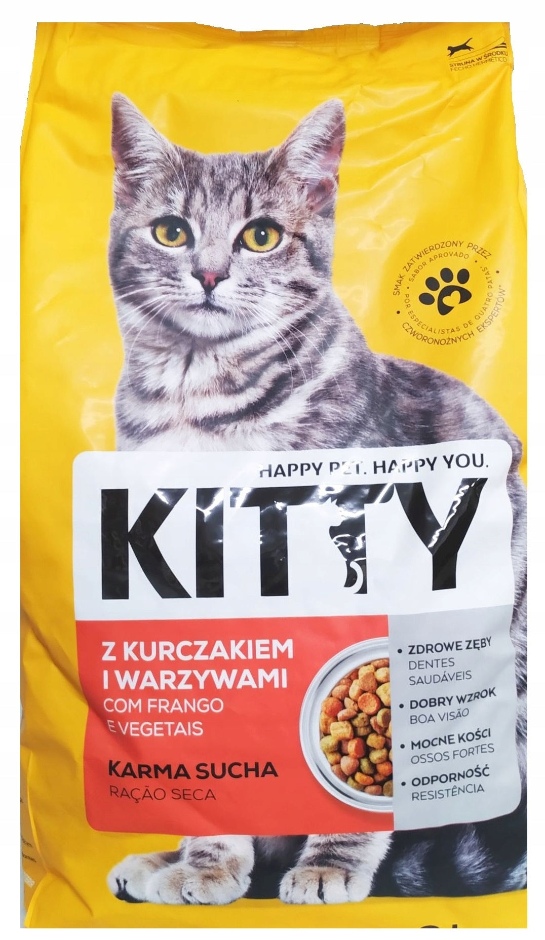 KITTY Dry cat food chicken and vegetables 2 kg