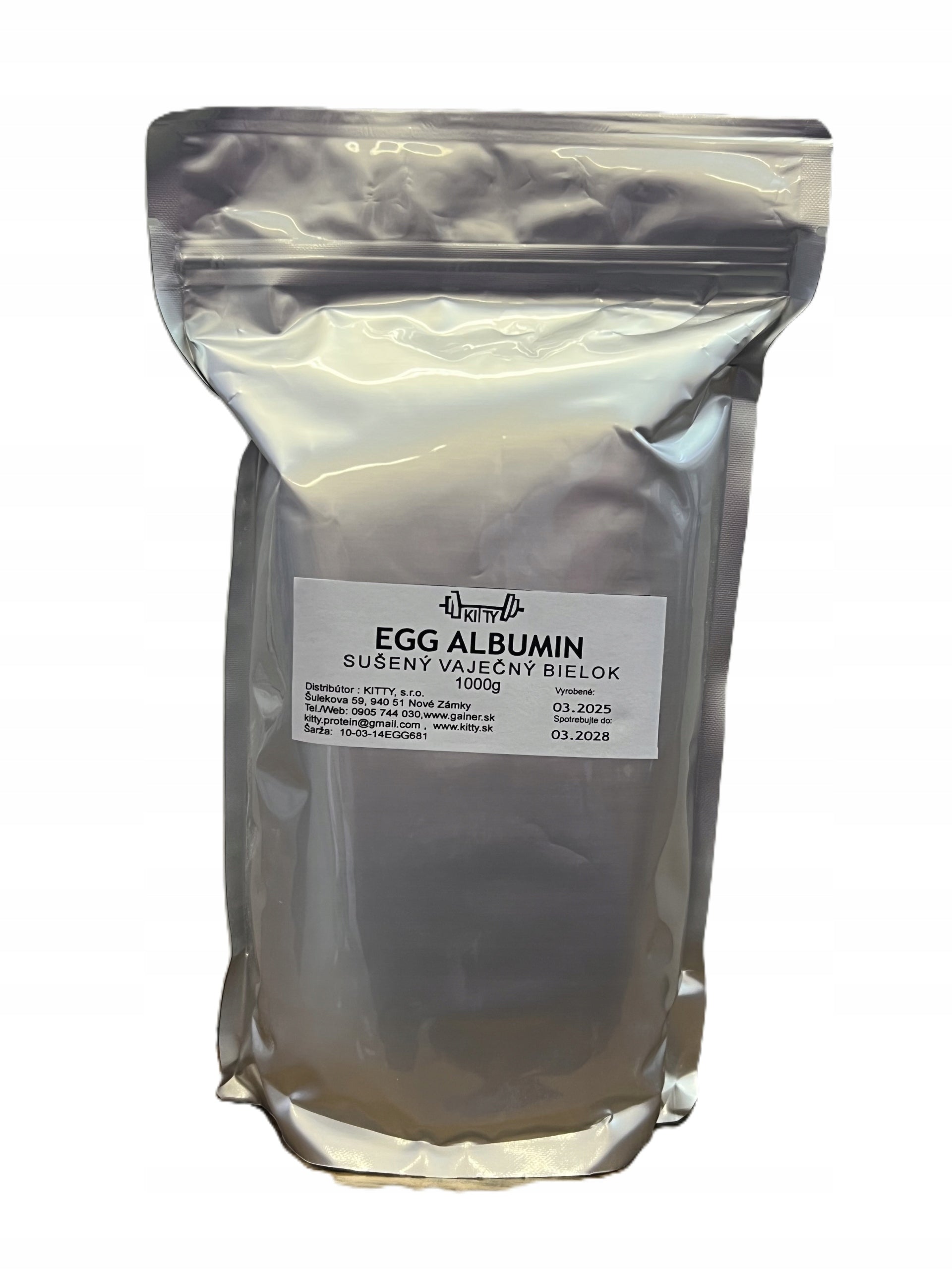 KITTY EGG ALBUMIN 1000g. Sušený vaječný bielok