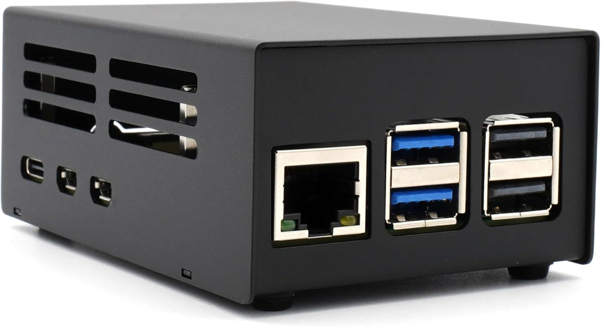 KKSB Aluminum Housing for Raspberry Pi 5 with M.2 NVMe HAT+ Support