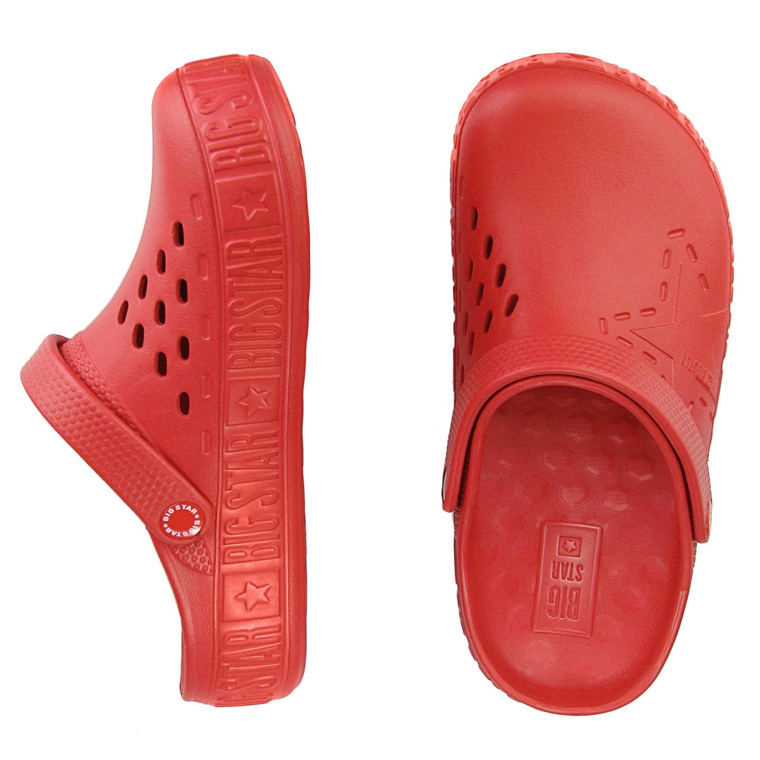 Hausschuhe für Jungen Big Star 10336-18, rot 