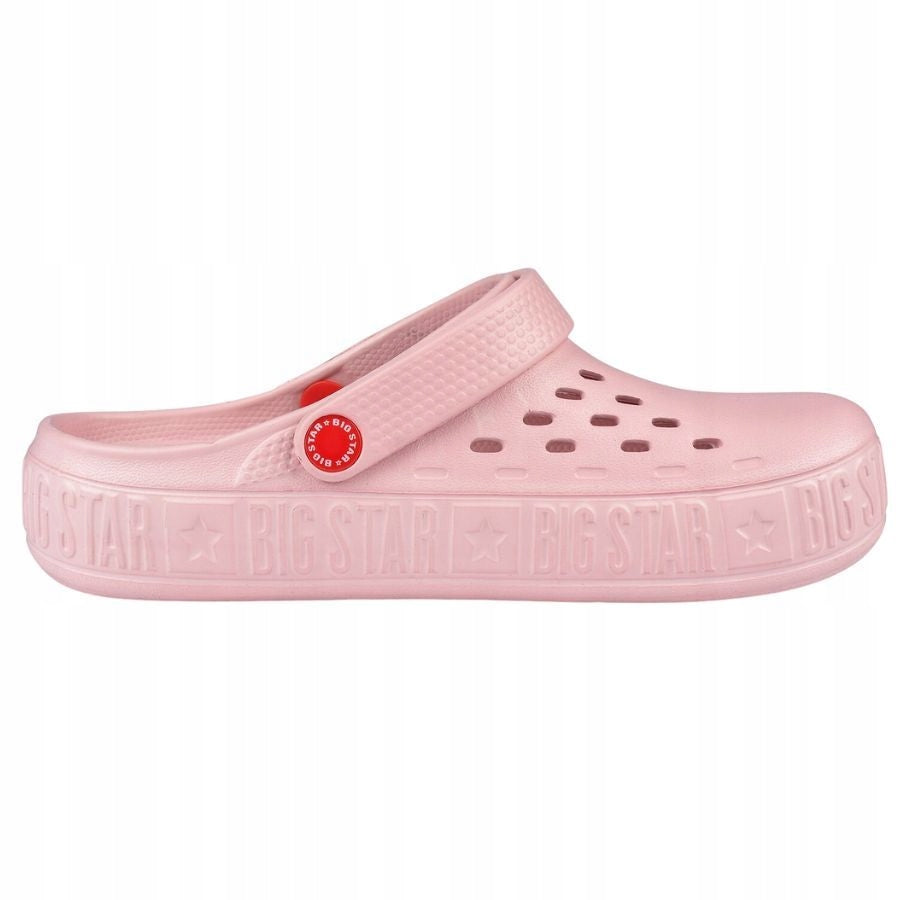 Outdoor-Hausschuhe für Damen Big Star, rosa 