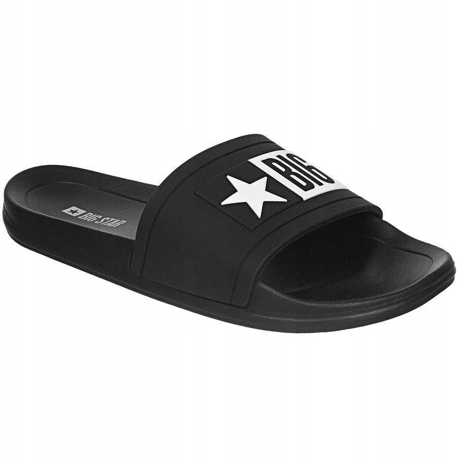 Strandpantoffeln für Herren Big Star M DD174699, schwarz 