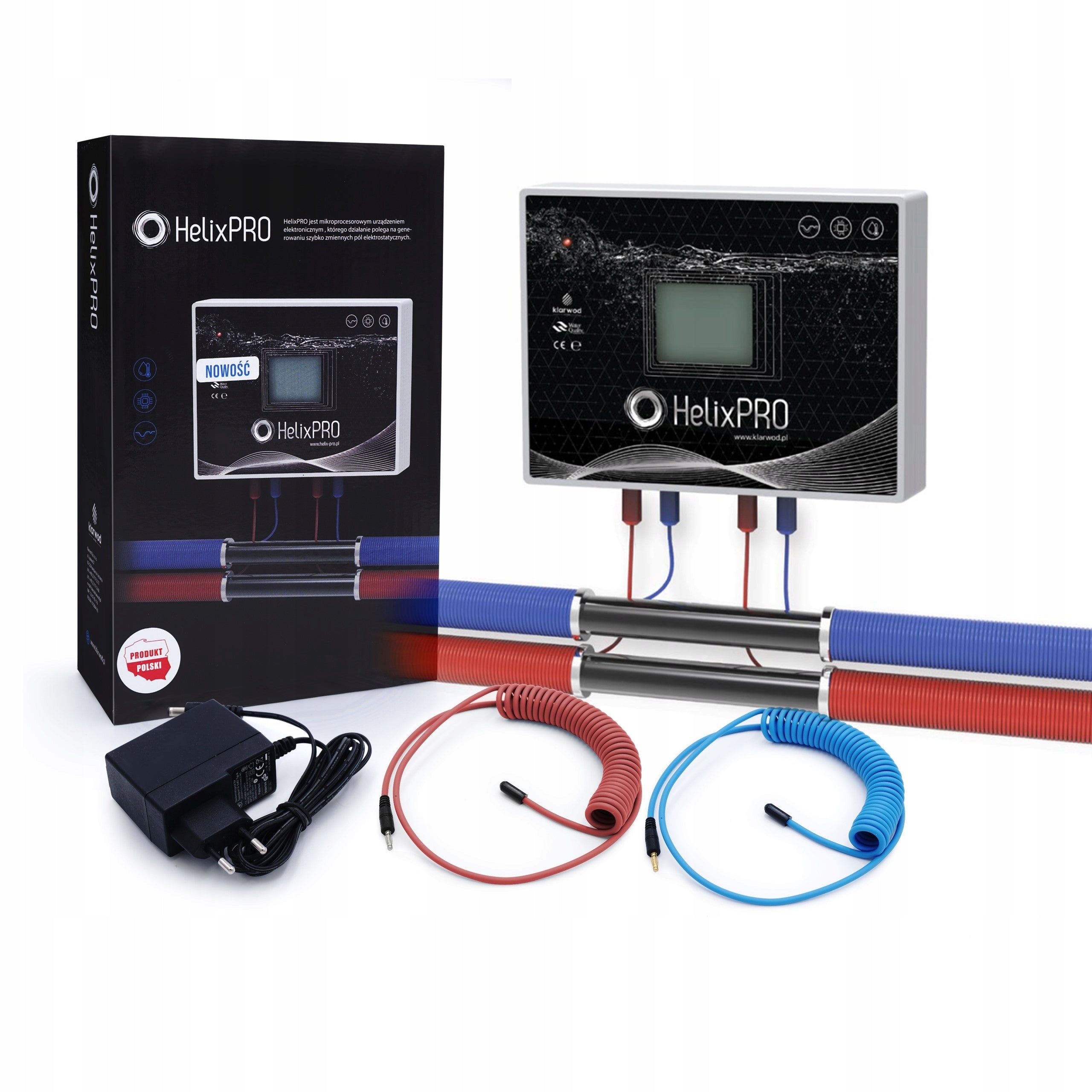 KLARWOD HELIX PRO ELECTRONIC WATER TREATMENT SOFTENER 230V