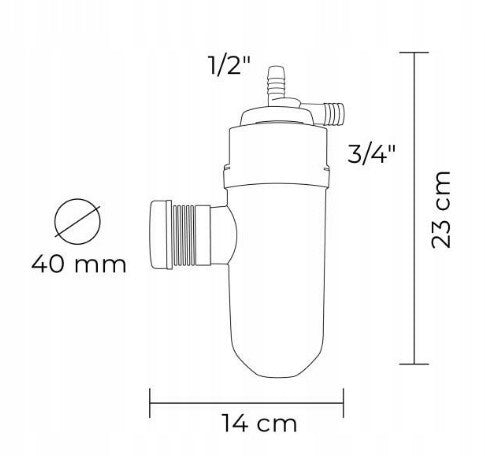 KLARWOD connection kit for compact water softeners Manufacturer code 5904035384775