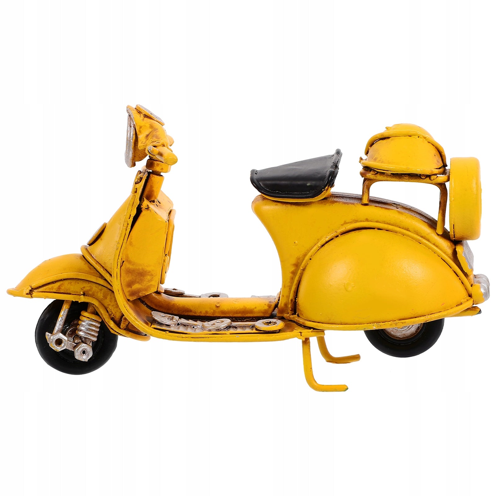 KLASYCZNY ŻÓŁTY MOTOCYKL Z METALU – DEKORACJA DO BIURA I DOMU EAN (GTIN) 4894970055308