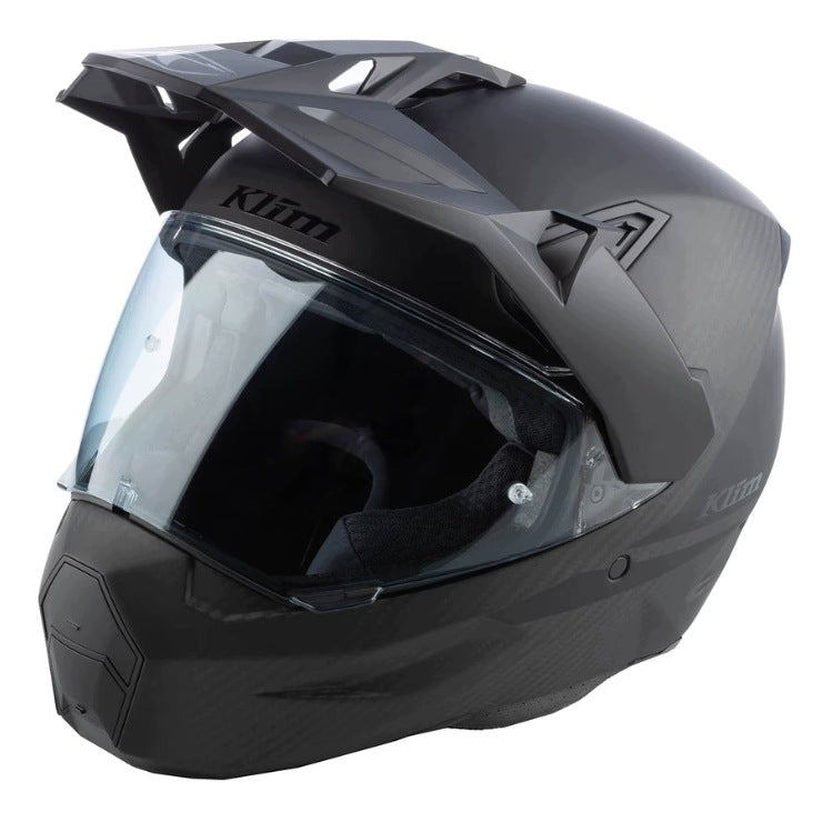 KLIM X1 ALPHA CARBON BLACK MATT HELMET ADVENTURE L