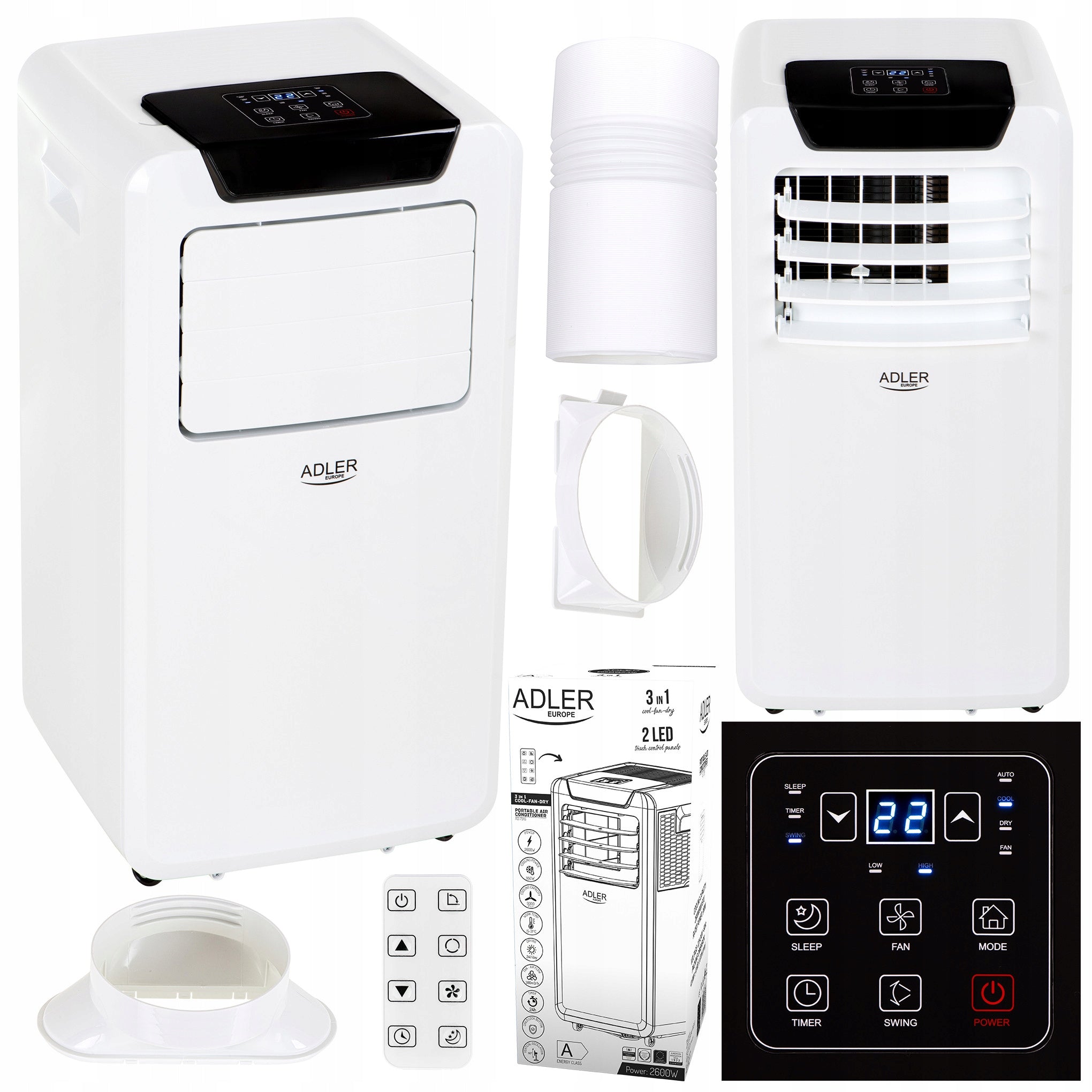 Mobile Klimaanlage Adler AD 7916 