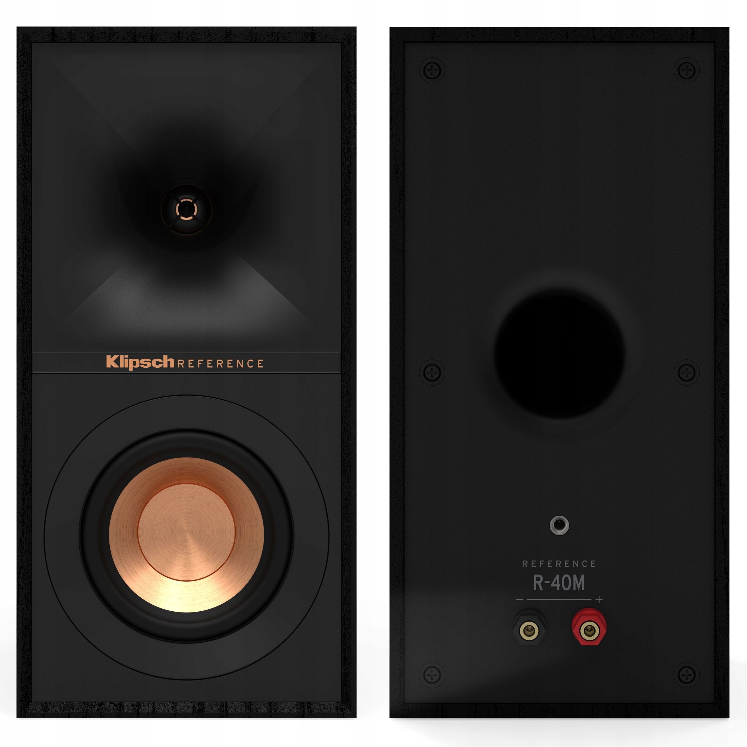 KLIPSCH REFERENCE R-40M STAND SPEAKERS BOOKSHELF SPEAKERS BLACK PAIR Manufacturer code KL-R-40M-PA