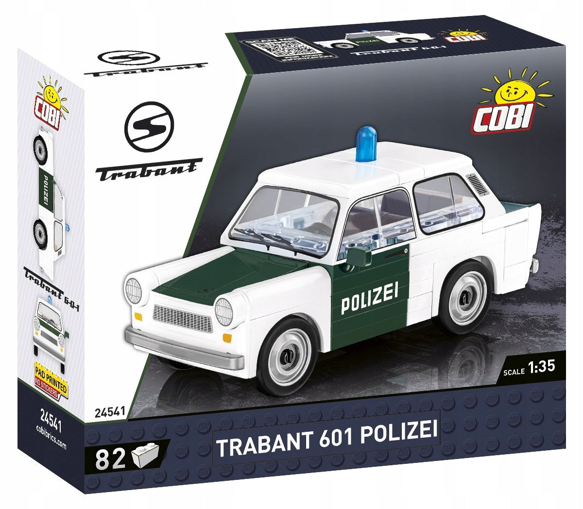 Konstruktorius Cobi Cars Trabant 601 Policija, 81 el.