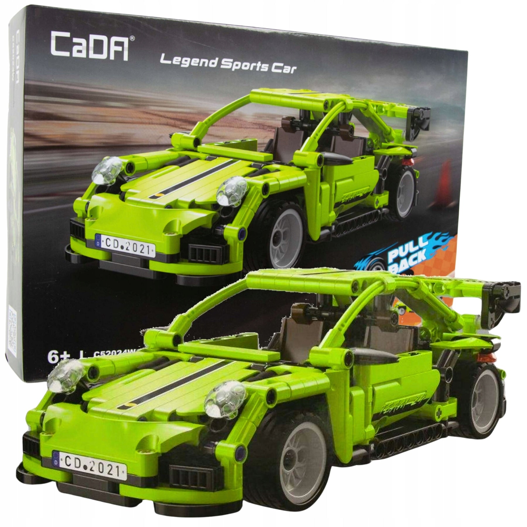 Konstruktorius CaDA Geltonas automobilis, 387 det.