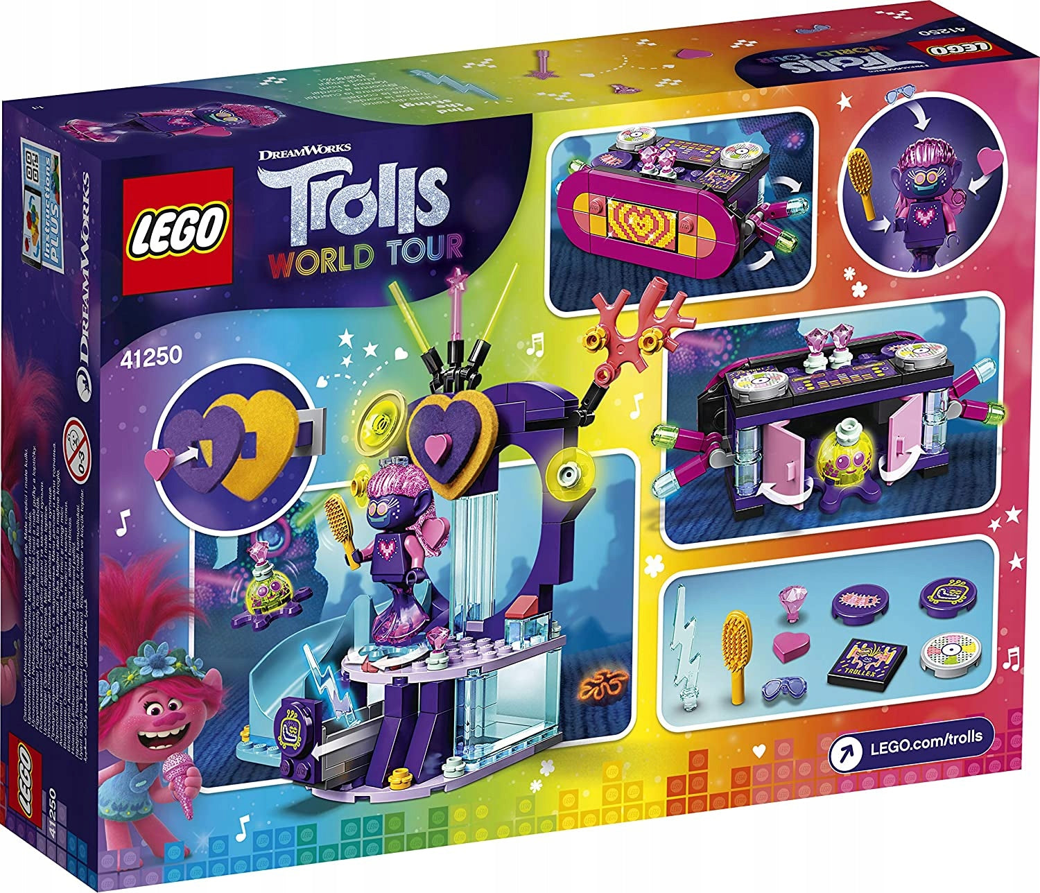 41250 LEGO® Trolls Techno muzikos šokių vakarėlis