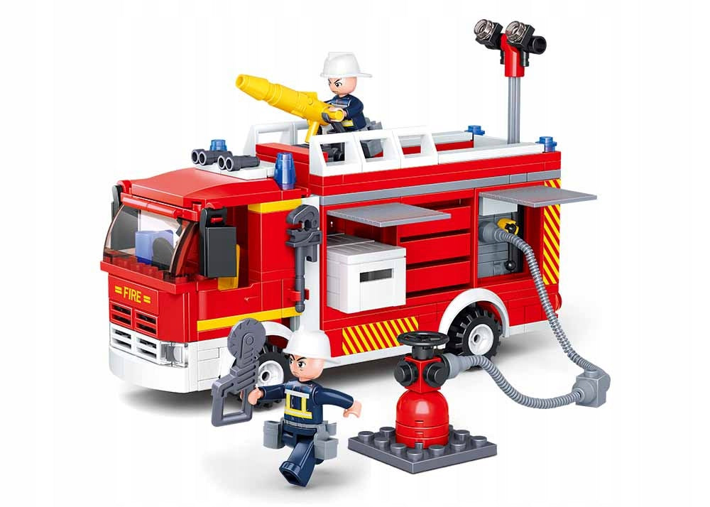 Konstruktorius Sluban Fire Gaisrinės mašina, 343vnt.