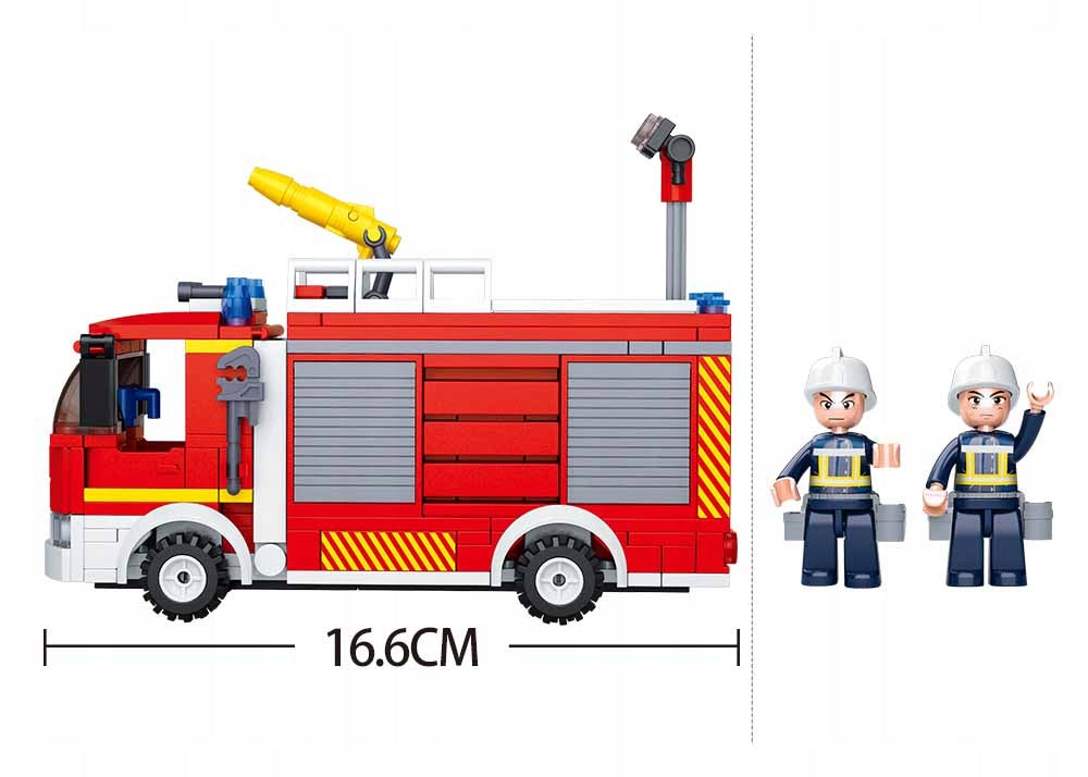 Konstruktorius Sluban Fire Gaisrinės mašina, 343vnt.