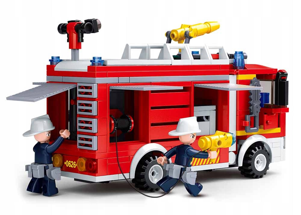 Konstruktorius Sluban Fire Gaisrinės mašina, 343vnt.