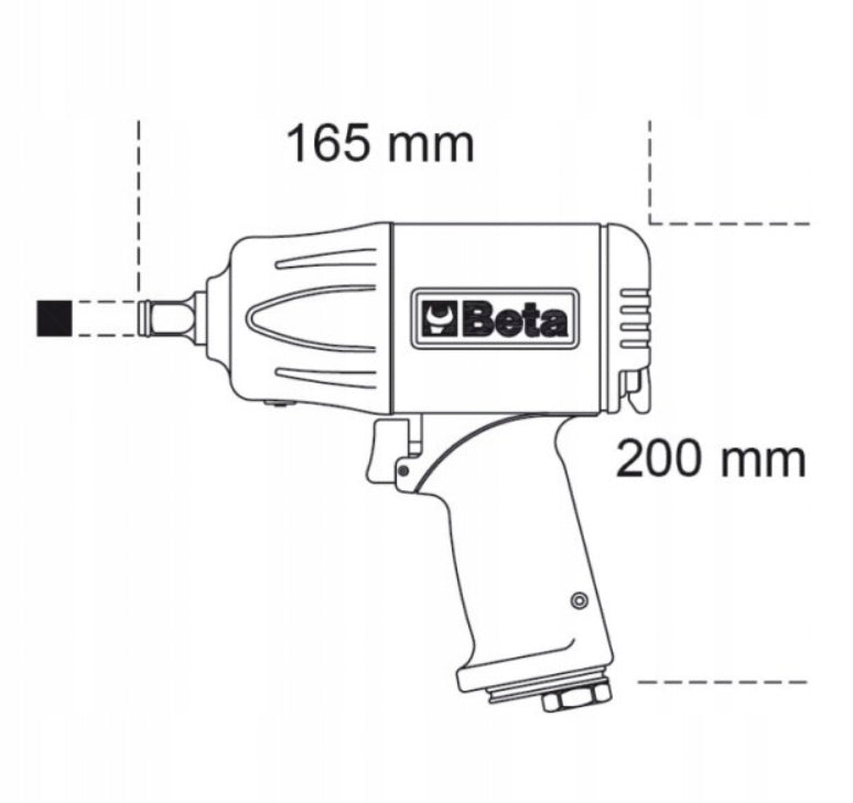Pneumatinis smūginis veržliasūkis 3/4" BETA 1928XM