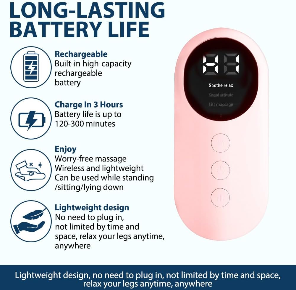 KNEE CALF LEG MASSAGER WITH USB-C HEATING Manufacturer code 5905995278494
