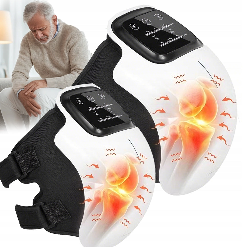 KNEE ELBOW MASSAGER KNEE HEATING WIRELESS HEATED, WHITE