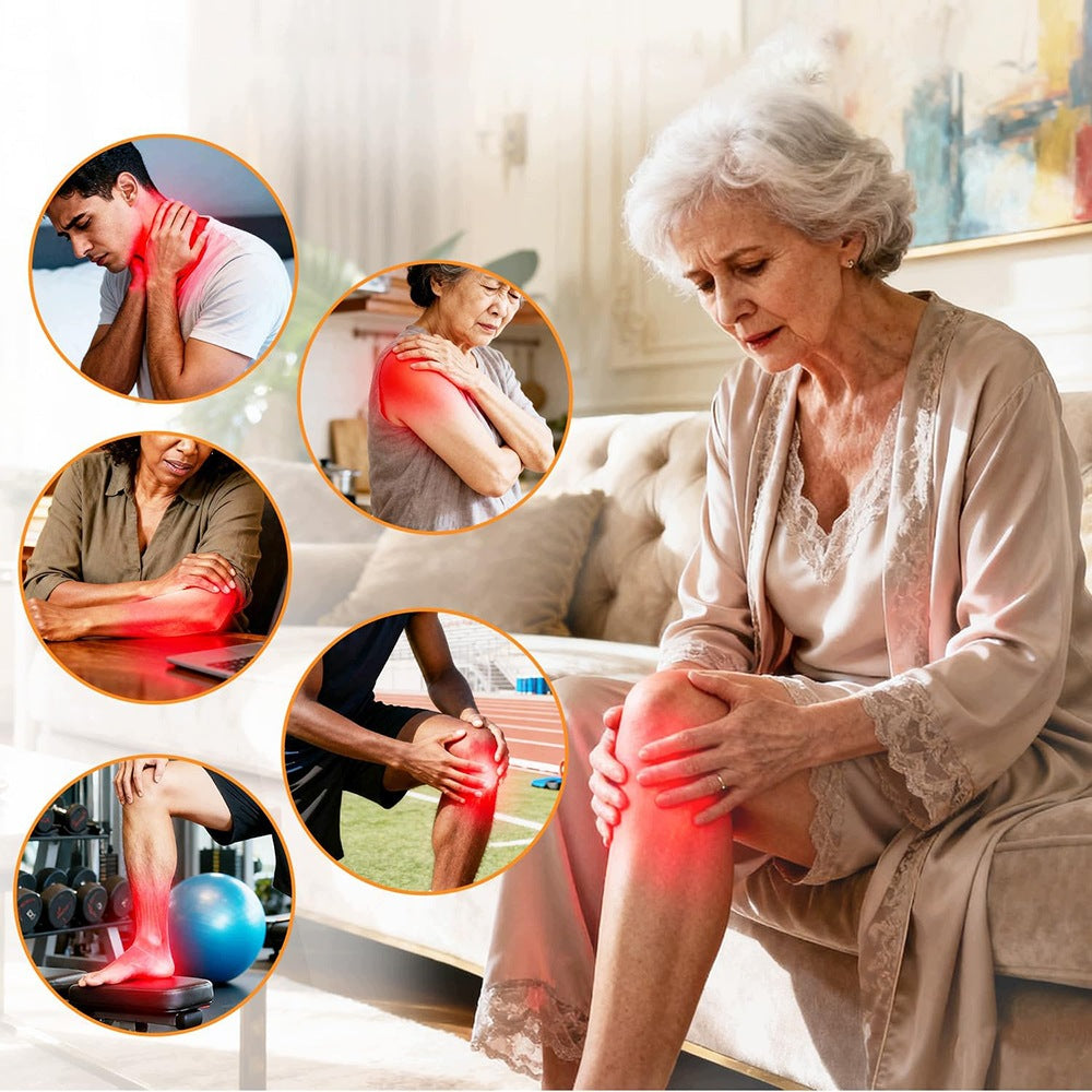 KNEE MASSAGER 3 WIRELESS TEMPERATURES FOR SHOULDERS AND ELBOWS Kind feet