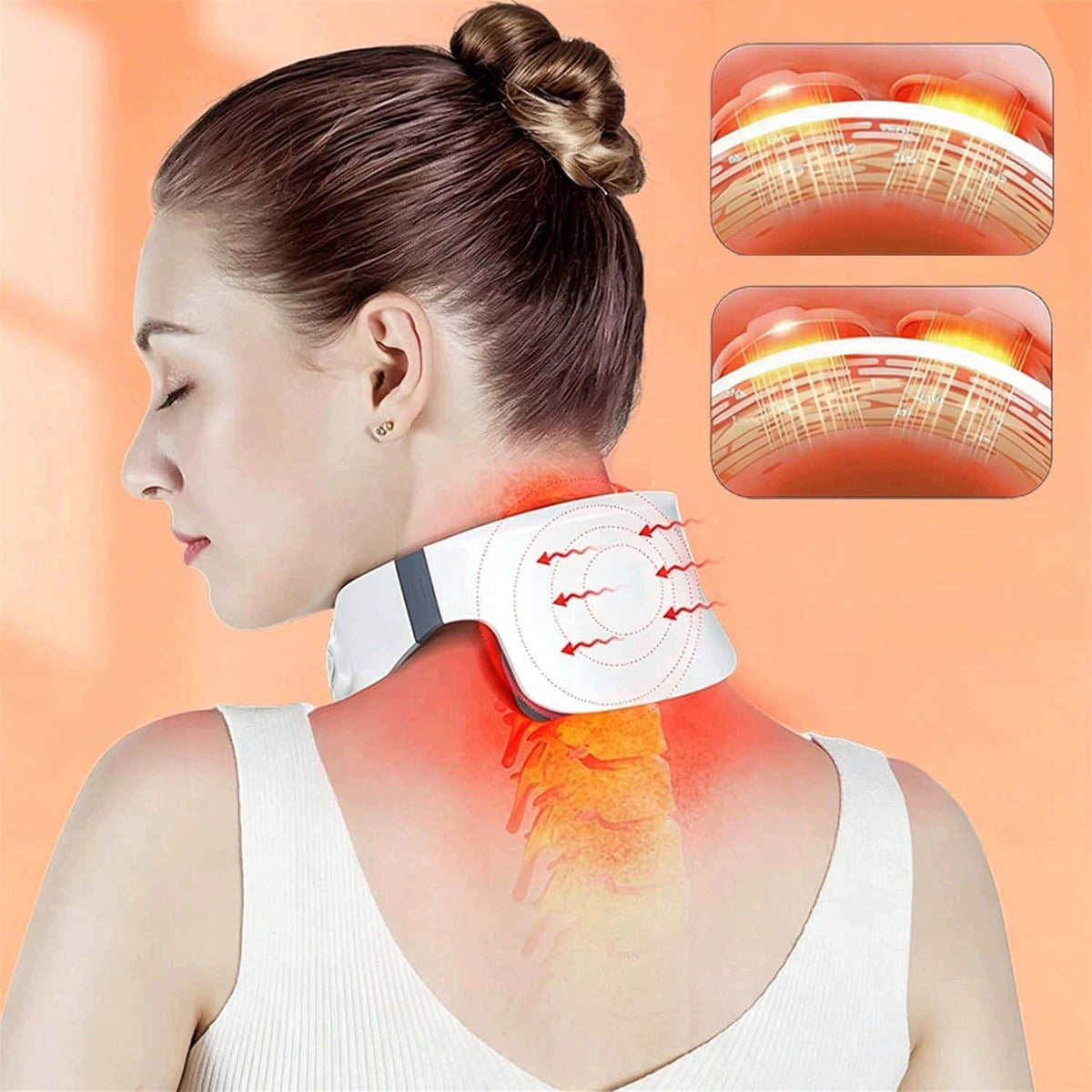 KNEE MASSAGER ELECTROSTIMULATOR 6 MODES WIRELESS LIGHT SHOULDER Packaging status original