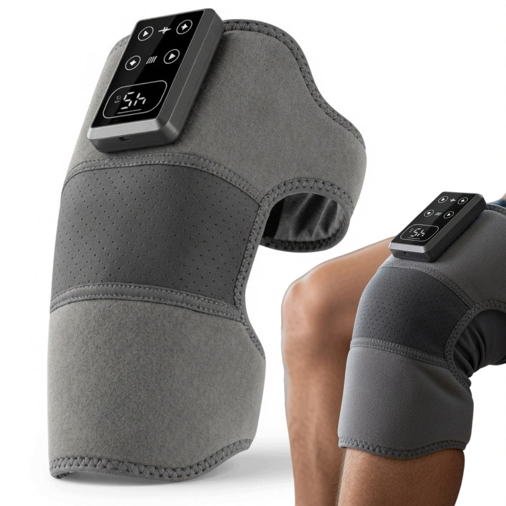 KNEE MASSAGER wireless band orthosis HEATING vibrating KNEE