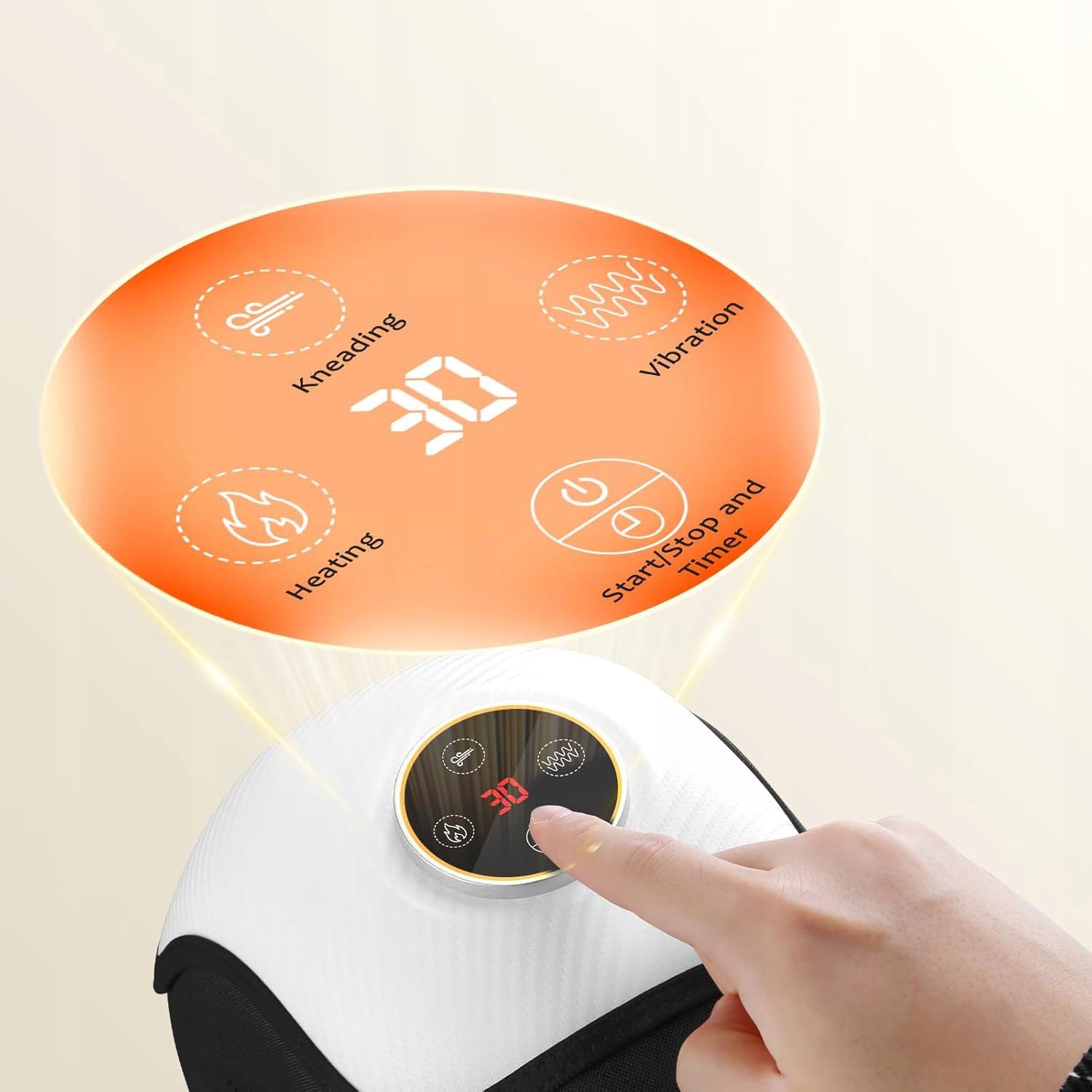 KNEE REHABILITATION MASSAGER HEATED ON KNEE WIRELESS 5000mAh Medical device no