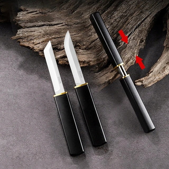 KNIFE DAGGER 2IN1 KNIVES SWORD TANTO JAPANESE DOUBLE SAMURAI gift ND201-b