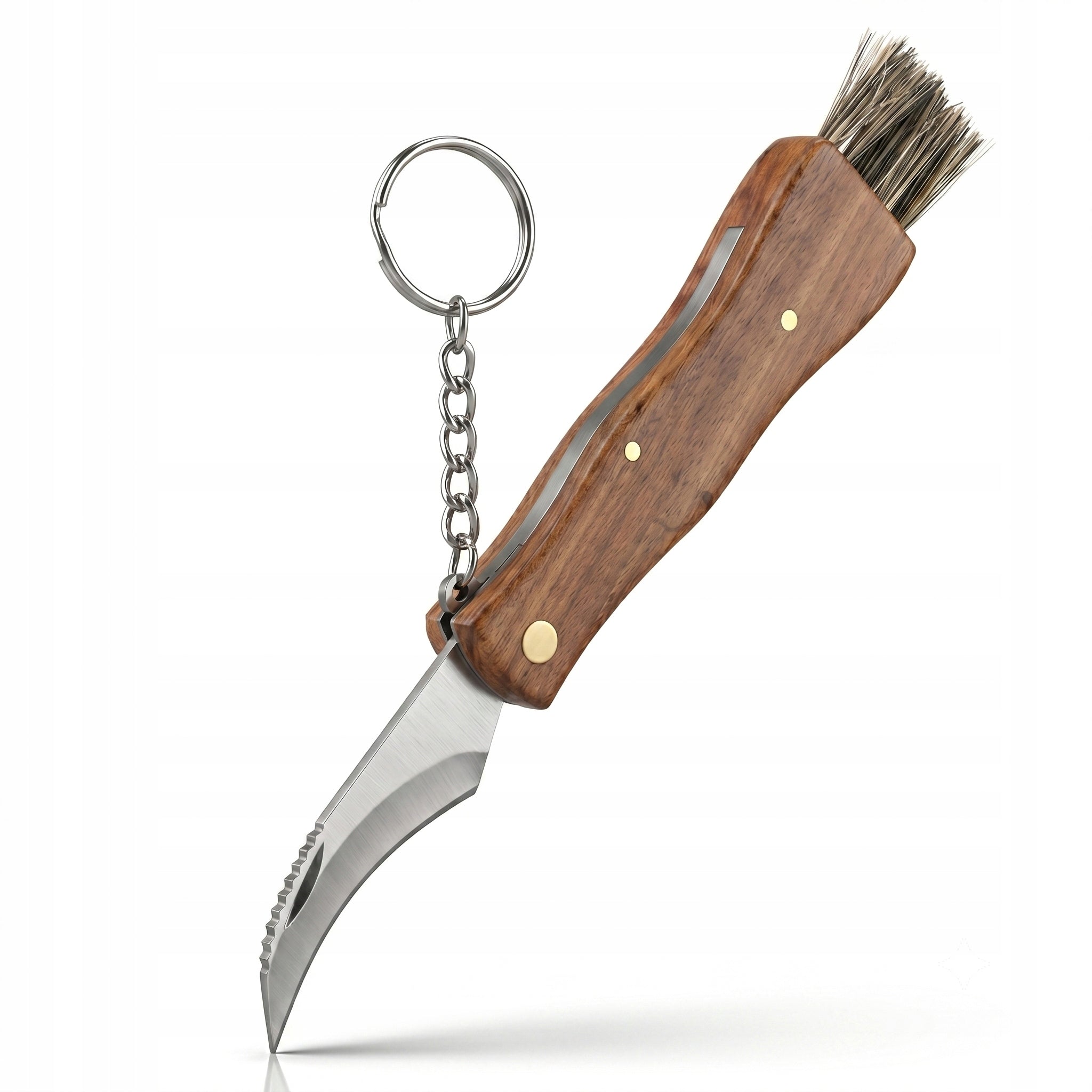 KNIFE FOLDING POCKET KNIFE FOR MUSHROOMS BROOM PENDANT MEASURE FOR MUSHROOMS 17cm
