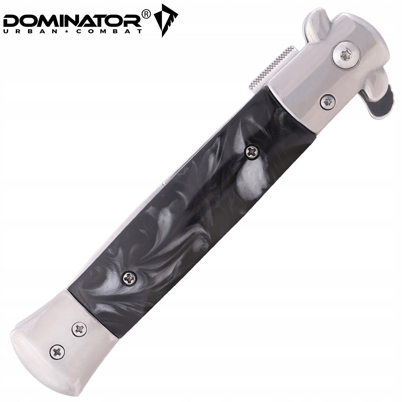 KNIFE FOLDING SPRING SICILIAN WITH CLIP MAFIA AUTOMATIC DAGGER POCKET KNIFE Brand Dominator