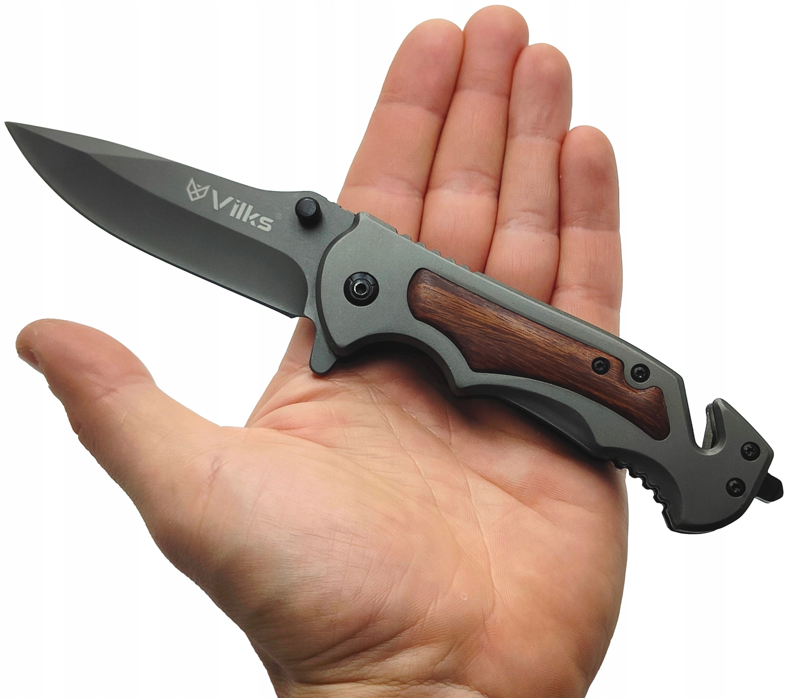 KNIFE Folding Pocket Knife SURVIVAL Multifunctional Tactical Steel + SHARP WOOD EAN (GTIN) 5907381803020