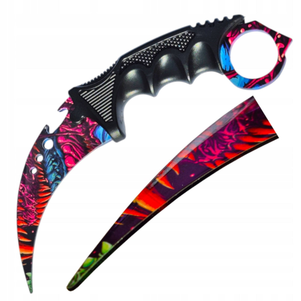 KNIFE KARAMBIT TRAINING CS:GO COUNTER STRIKE CS2 PATTERNS GALAXY Packaging status original