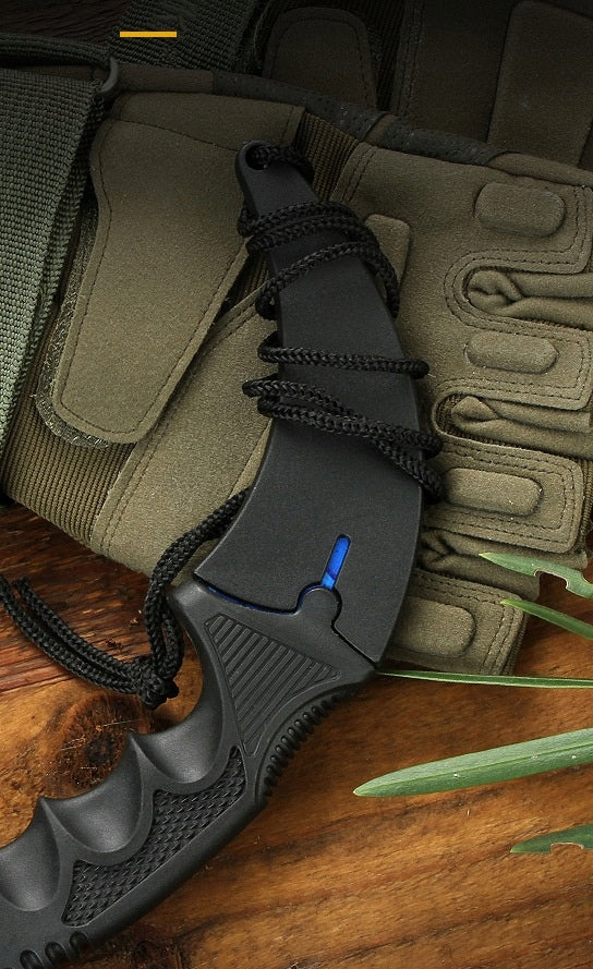 KNIFE KARAMBIT claw black with case and drawstring Manufacturer code NÓŻ-CS3