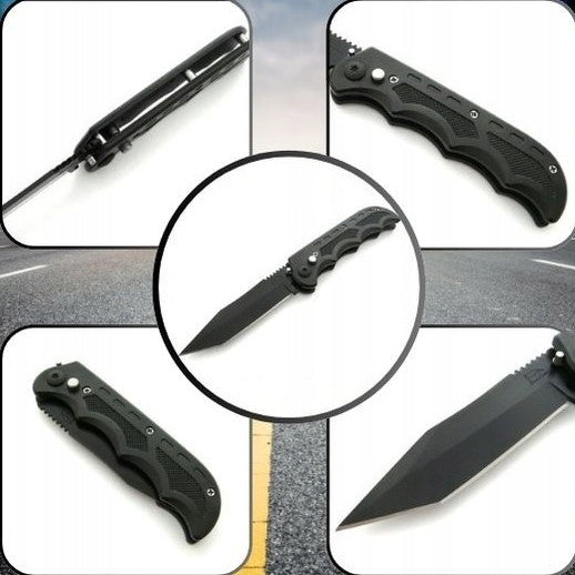 KNIFE POCKET KNIFE FOLDING SPRING TACTICAL EDC HUNTING CASE Manufacturer code N527