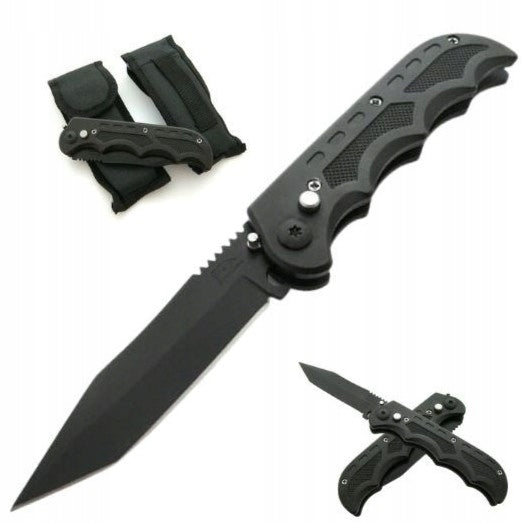 KNIFE POCKET KNIFE FOLDING SPRING TACTICAL EDC HUNTING CASE