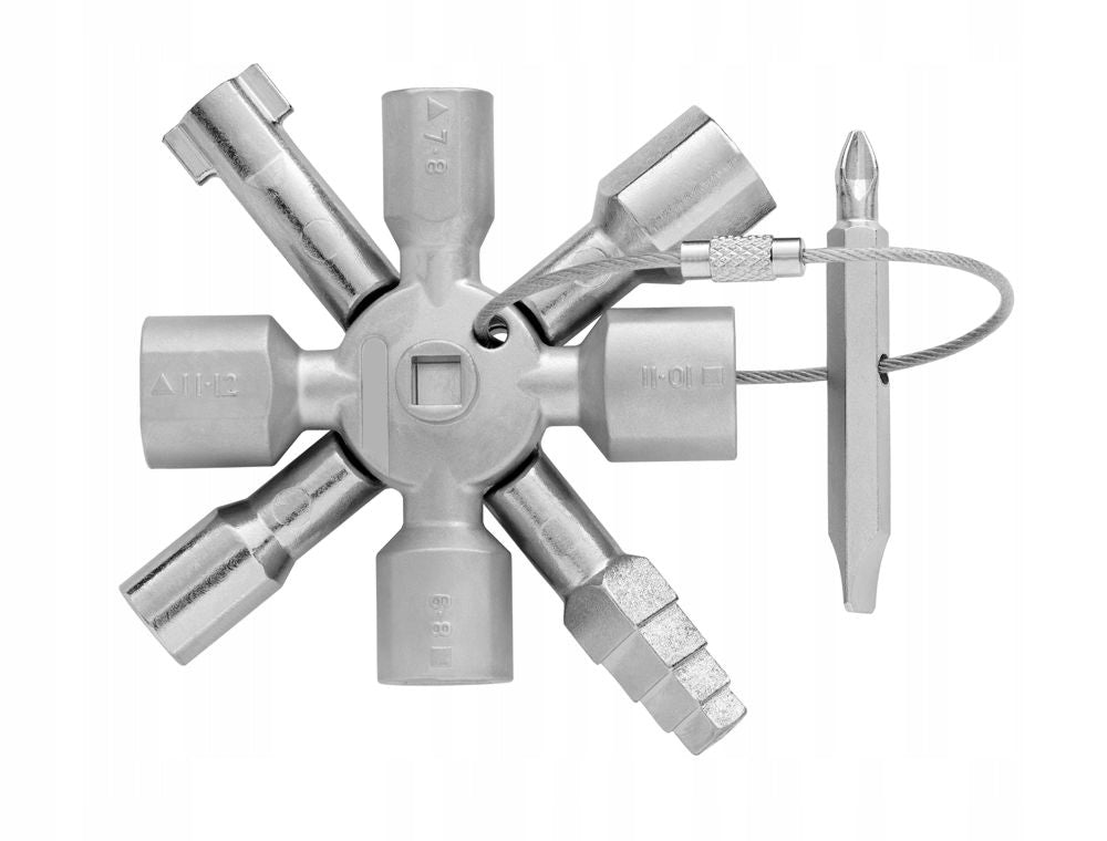 KNIPEX 00 11 01 TwinKey Standard Key for Control Cabinet Manufacturer code 00 11 01