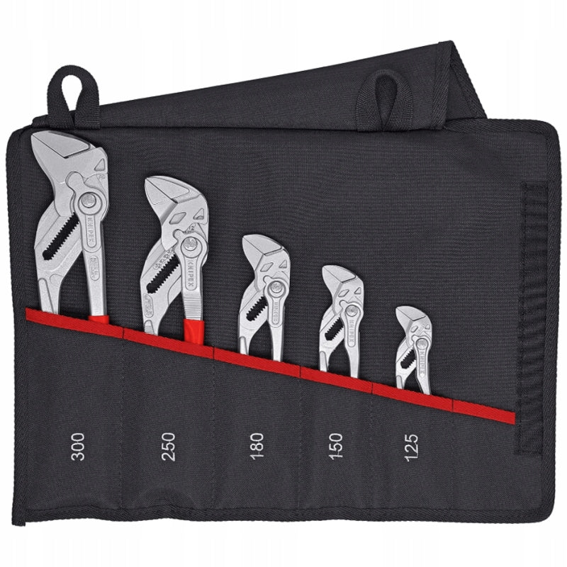KNIPEX 00 19 55 S4 set of adjustable wrenches in case