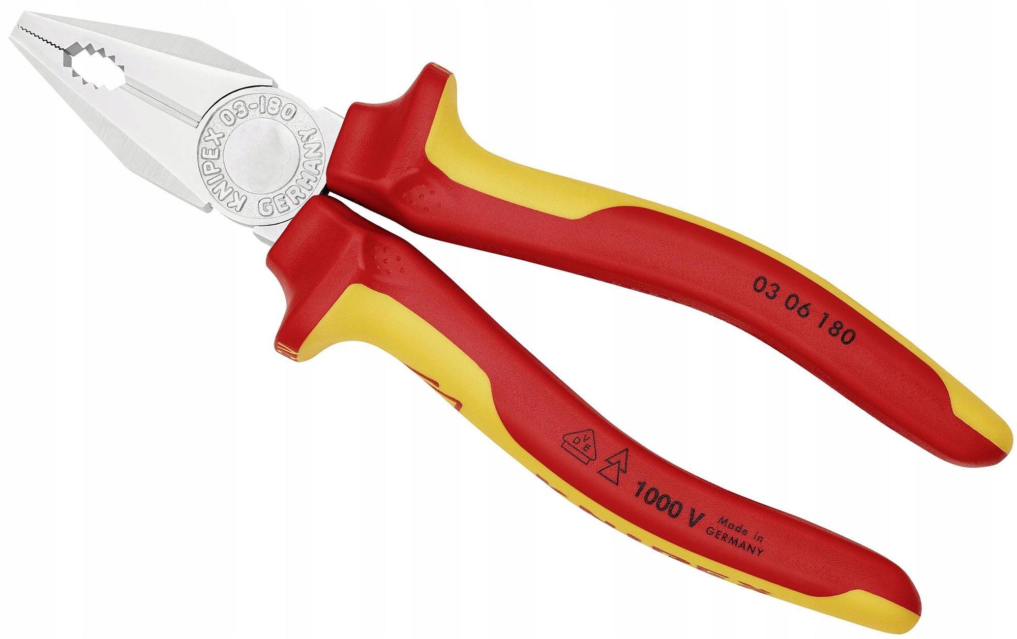KNIPEX 0306180 Universal pliers 180 mm pliers VDE 1000 V Brand Knipex