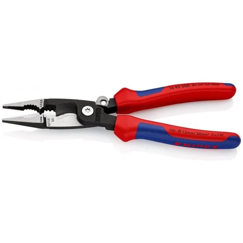 KNIPEX 13 92 200 Pliers for electrical installation work 200 mm Brand Knipex