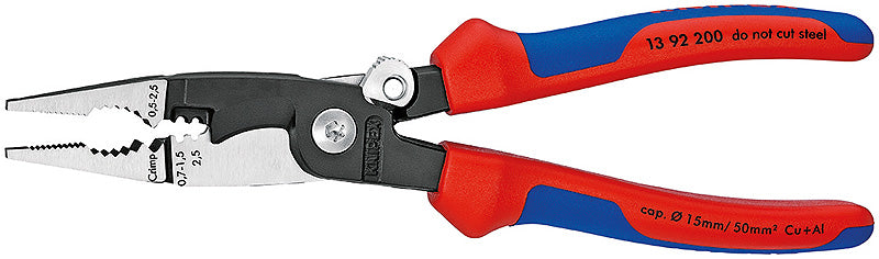 KNIPEX 13 92 200 Pliers for electrical installation work 200 mm
