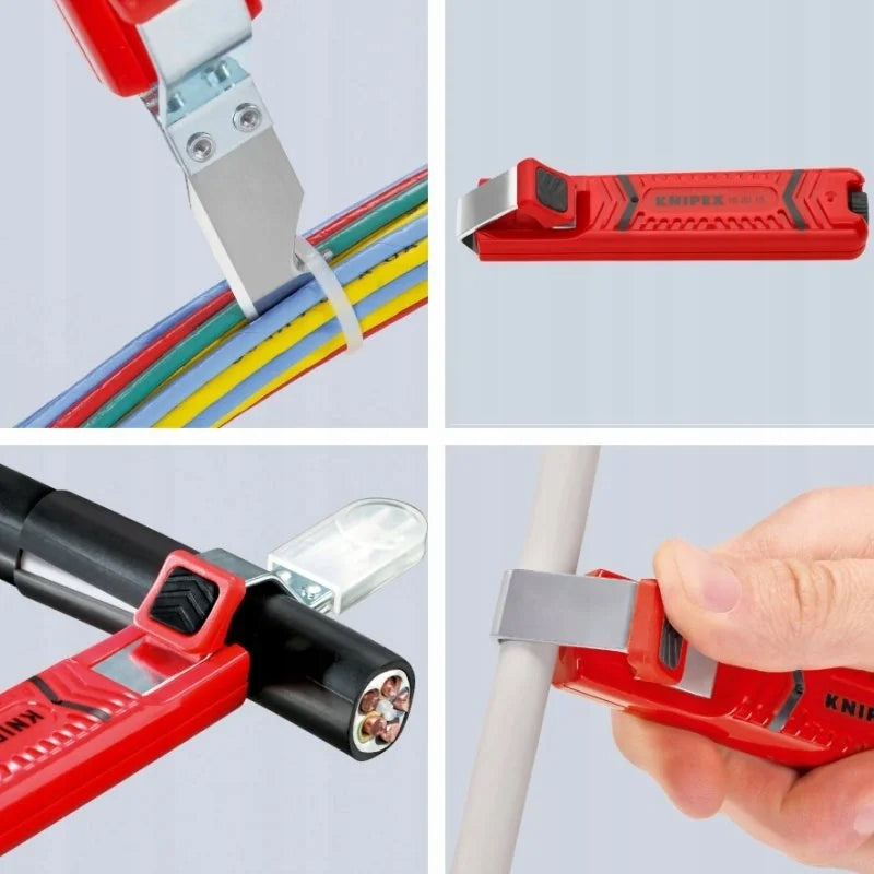KNIPEX 162016SB 130mm external insulation stripper Ø4-16mm Brand Knipex