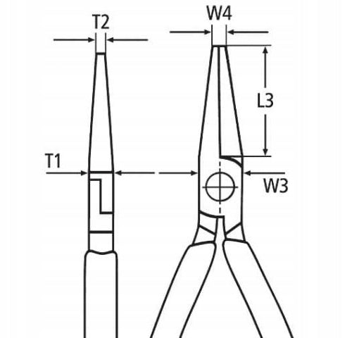 KNIPEX 28 71 280 Mounting pliers profile poprz. Brand Knipex